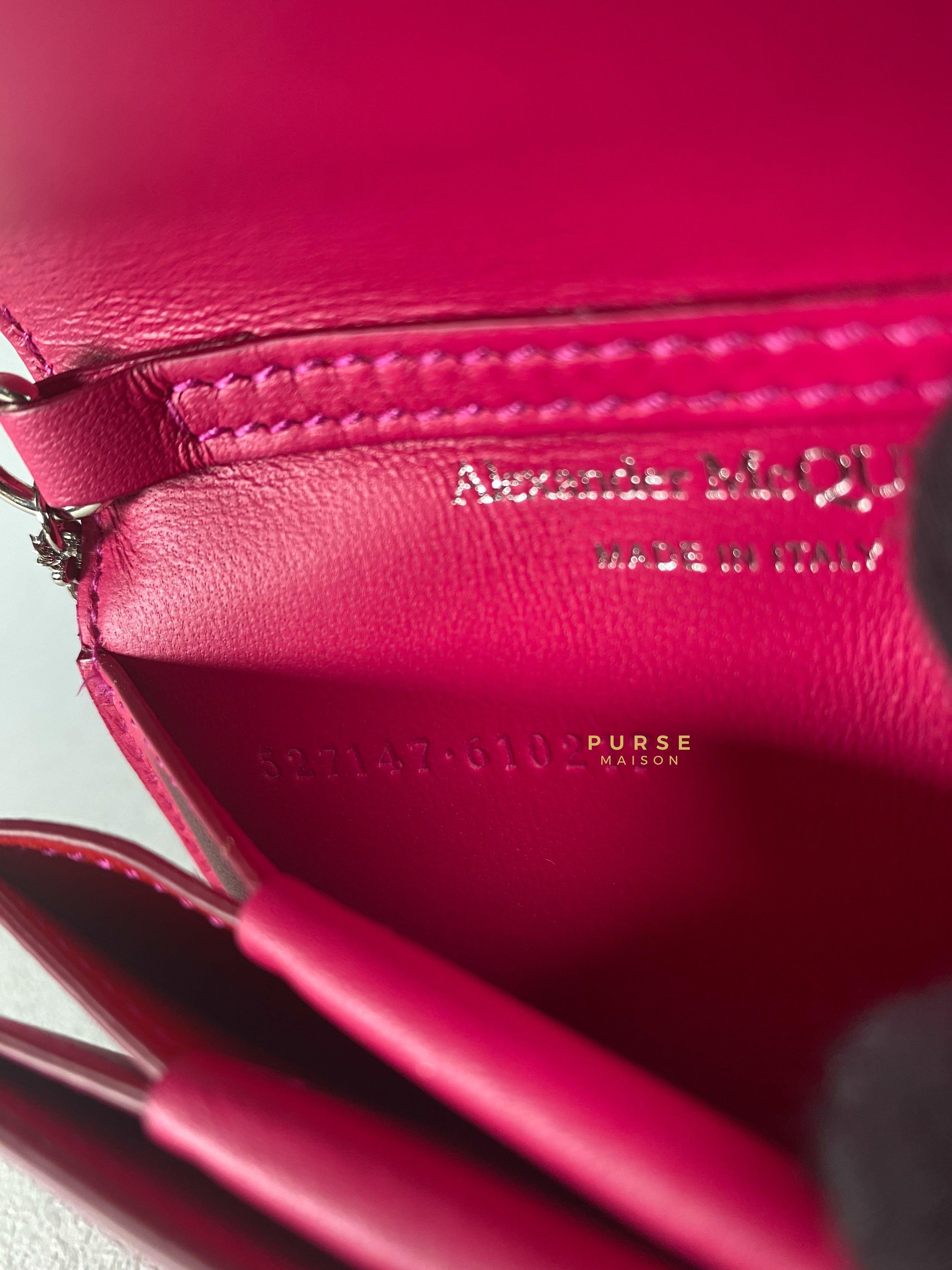 Alexander McQueen Skull Studded Cardholder on Chain | Purse Maison Luxury Bags Shop