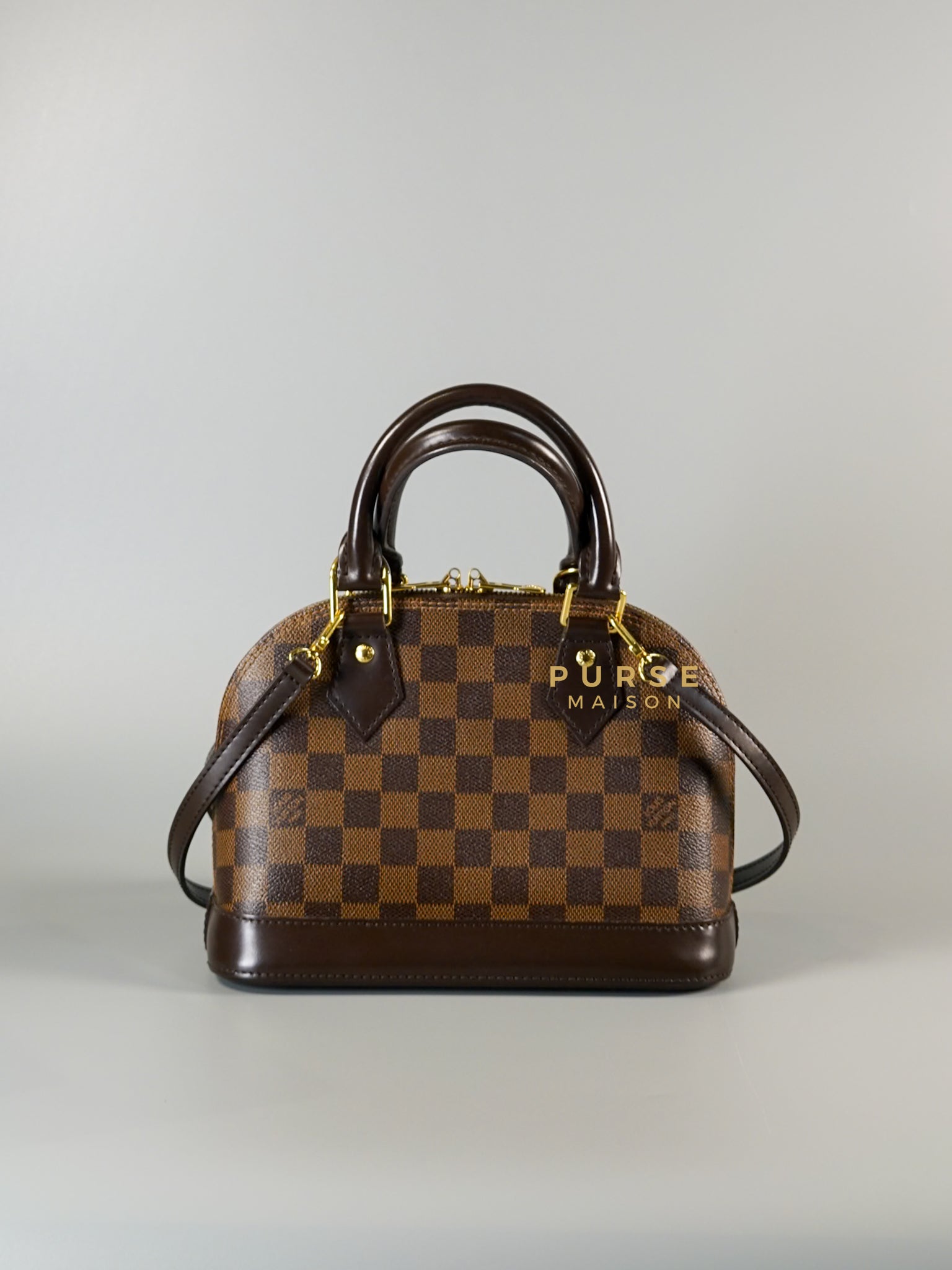 Alma BB Damier Ebene Canvas (Date Code: AA4156) | Purse Maison Luxury Bags Shop