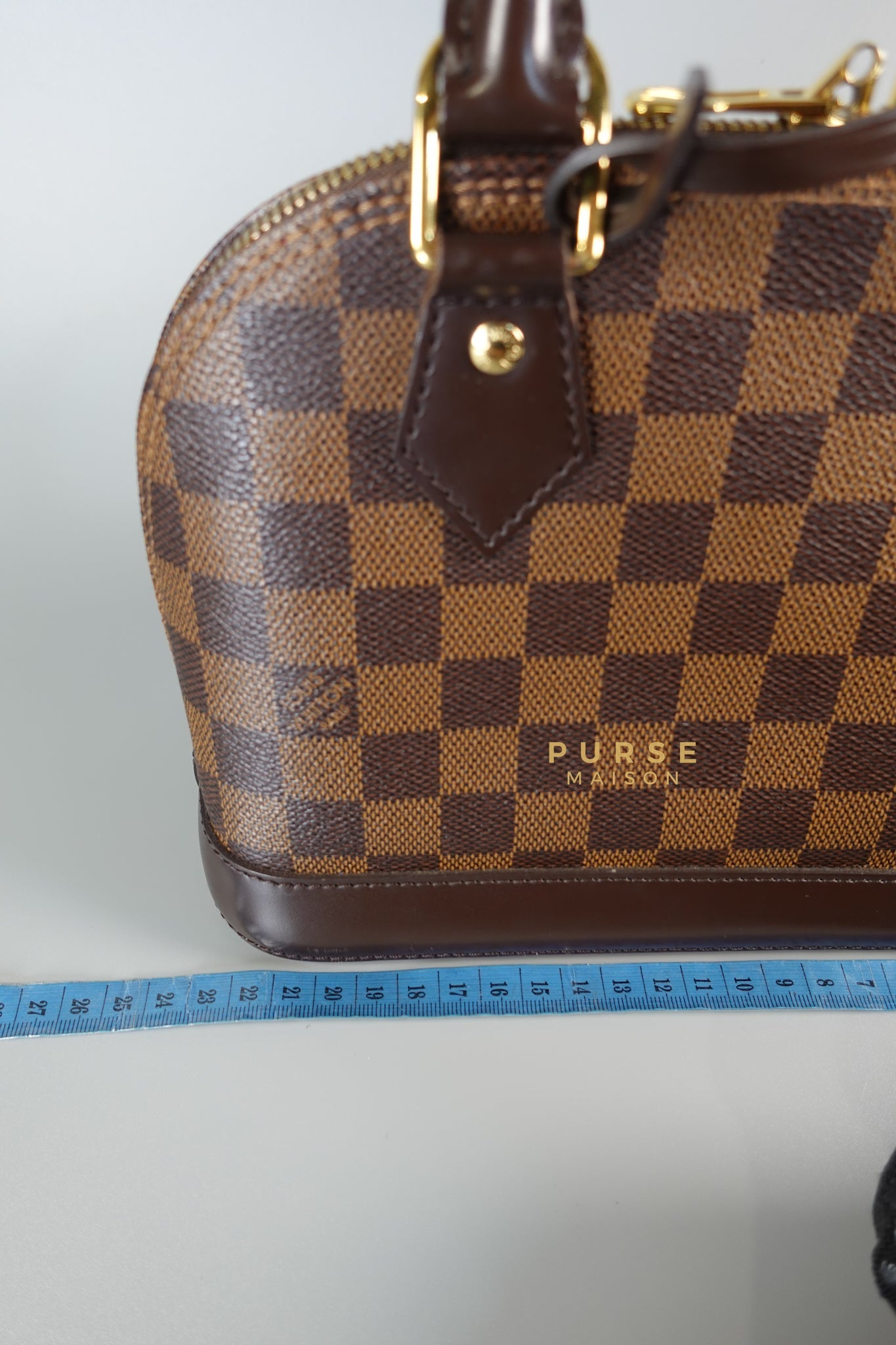 Alma BB Damier Ebene Canvas (Date Code: AA4156) | Purse Maison Luxury Bags Shop