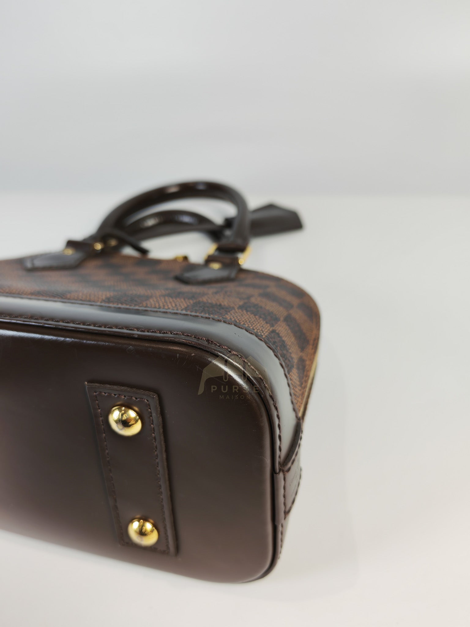 Alma BB in Damier Ebene Canvas (Date code: AA1168) | Purse Maison Luxury Bags Shop