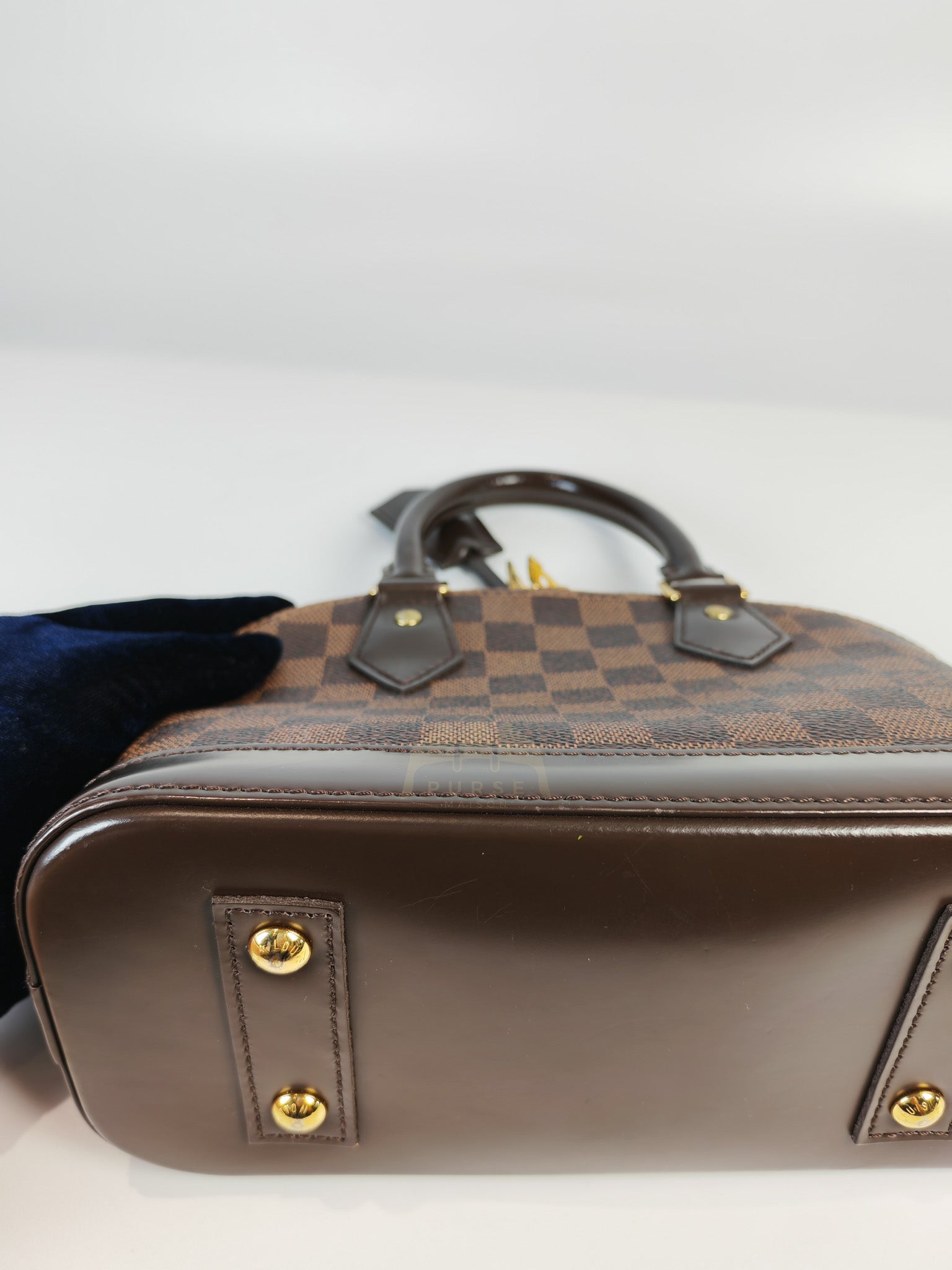 Alma BB in Damier Ebene Canvas (Date code: AA1168) | Purse Maison Luxury Bags Shop