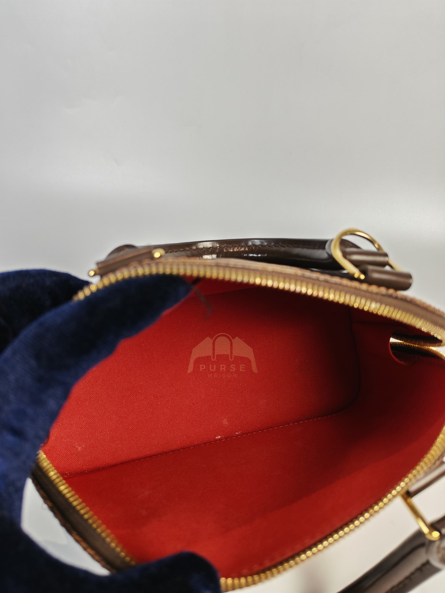 Alma BB in Damier Ebene Canvas (Date code: AA1168) | Purse Maison Luxury Bags Shop