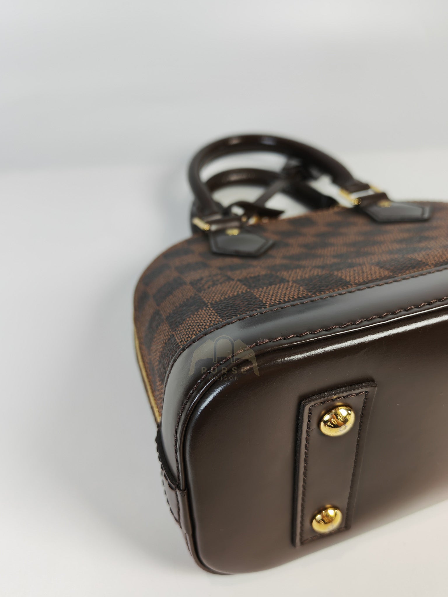 Alma BB in Damier Ebene Canvas (Date code: AA1168) | Purse Maison Luxury Bags Shop