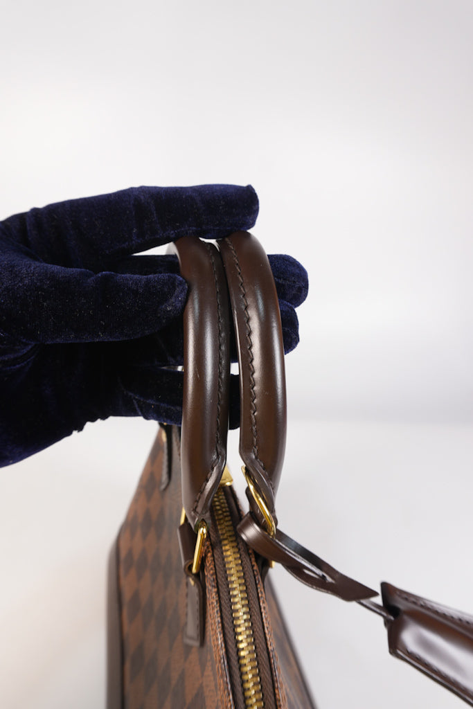 Alma BB in Damier Ebene Canvas (Date Code: AA4107) | Purse Maison Luxury Bags Shop