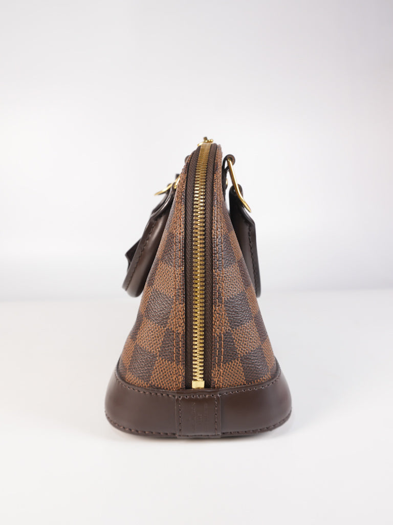 Alma BB in Damier Ebene Canvas (Date Code: AA4107) | Purse Maison Luxury Bags Shop