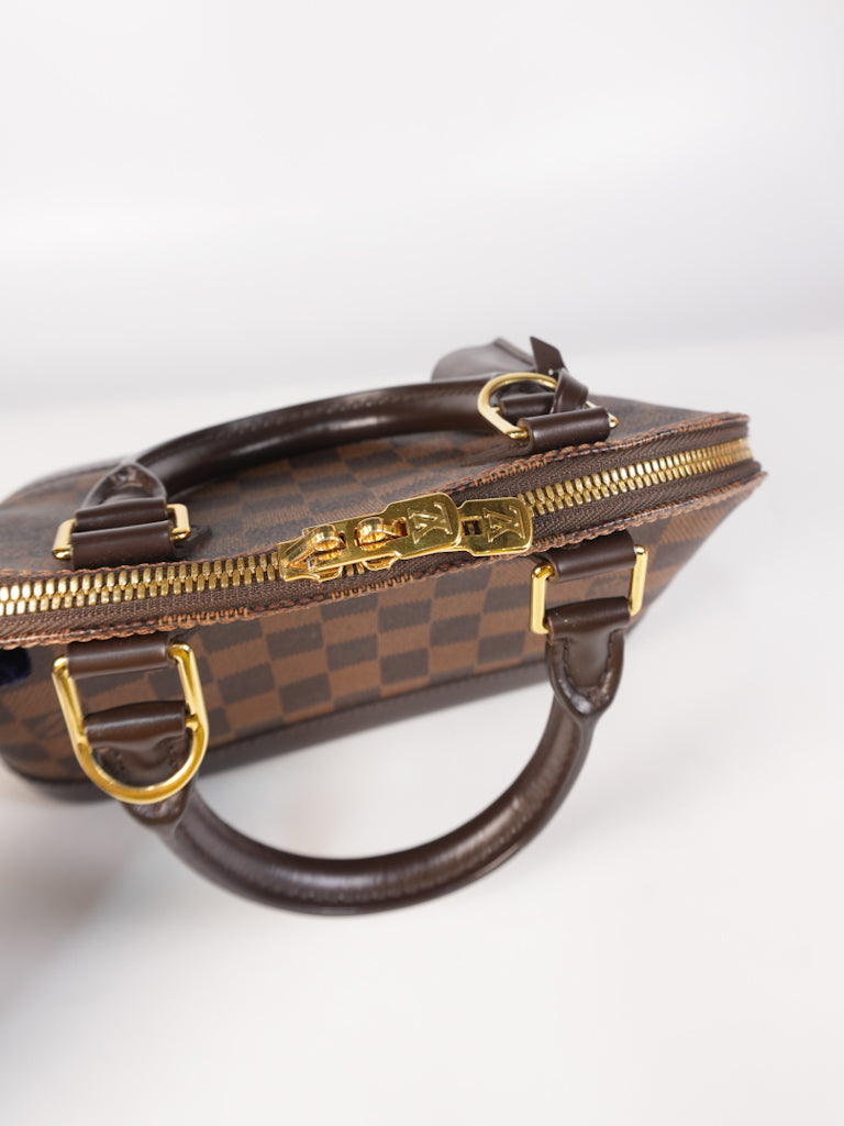 Alma BB in Damier Ebene Canvas (Date Code: AA4107) | Purse Maison Luxury Bags Shop