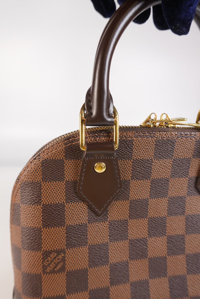 Alma BB in Damier Ebene Canvas (Date Code: AA4107) | Purse Maison Luxury Bags Shop
