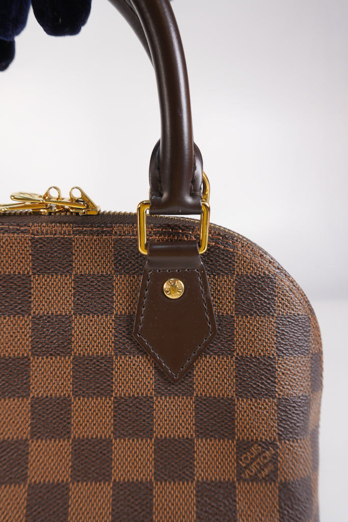 Alma BB in Damier Ebene Canvas (Date Code: AA4107) | Purse Maison Luxury Bags Shop