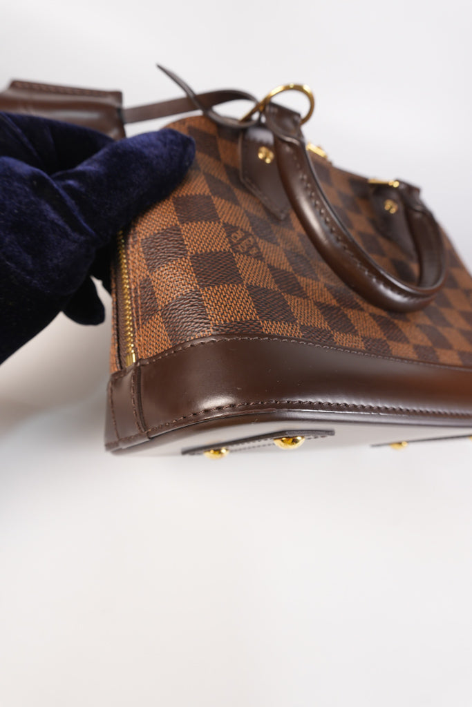 Alma BB in Damier Ebene Canvas (Date Code: AA4107) | Purse Maison Luxury Bags Shop