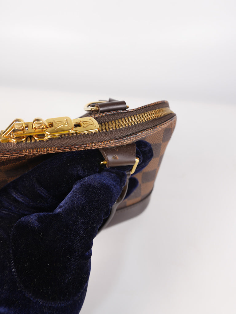 Alma BB in Damier Ebene Canvas (Date Code: AA4107) | Purse Maison Luxury Bags Shop