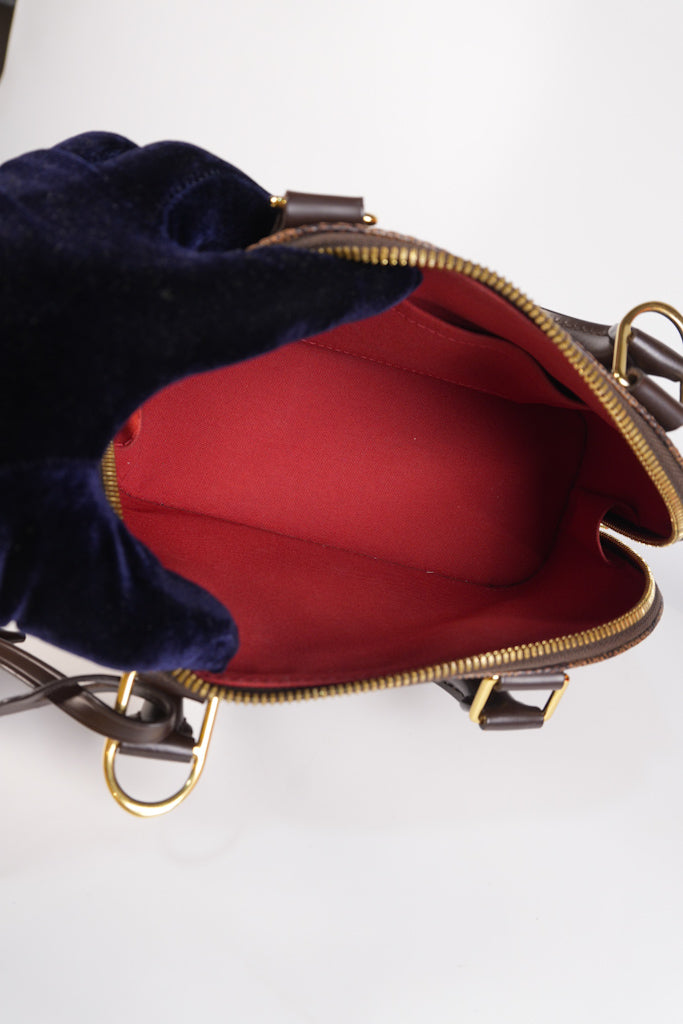 Alma BB in Damier Ebene Canvas (Date Code: AA4107) | Purse Maison Luxury Bags Shop