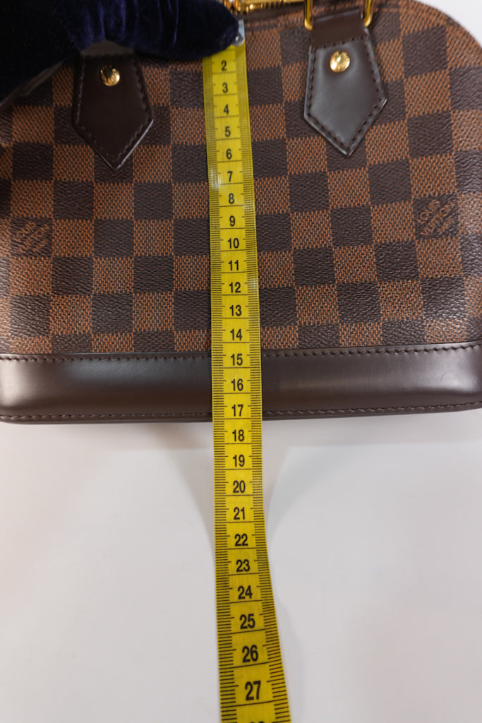 Alma BB in Damier Ebene Canvas (Date Code: AA4107) | Purse Maison Luxury Bags Shop