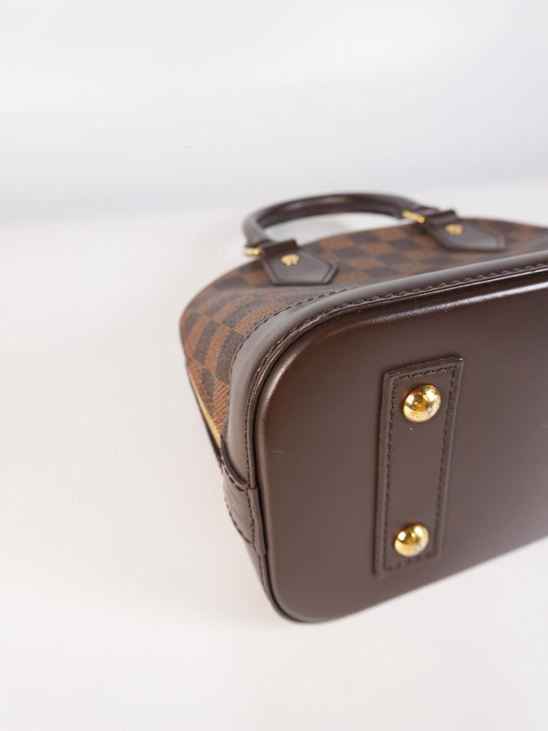 Alma BB in Damier Ebene Canvas (Date Code: AA4107) | Purse Maison Luxury Bags Shop