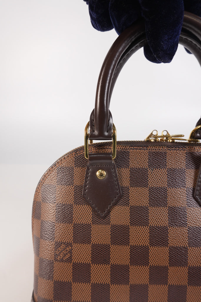 Alma BB in Damier Ebene Canvas (Date Code: AR0147) | Purse Maison Luxury Bags Shop