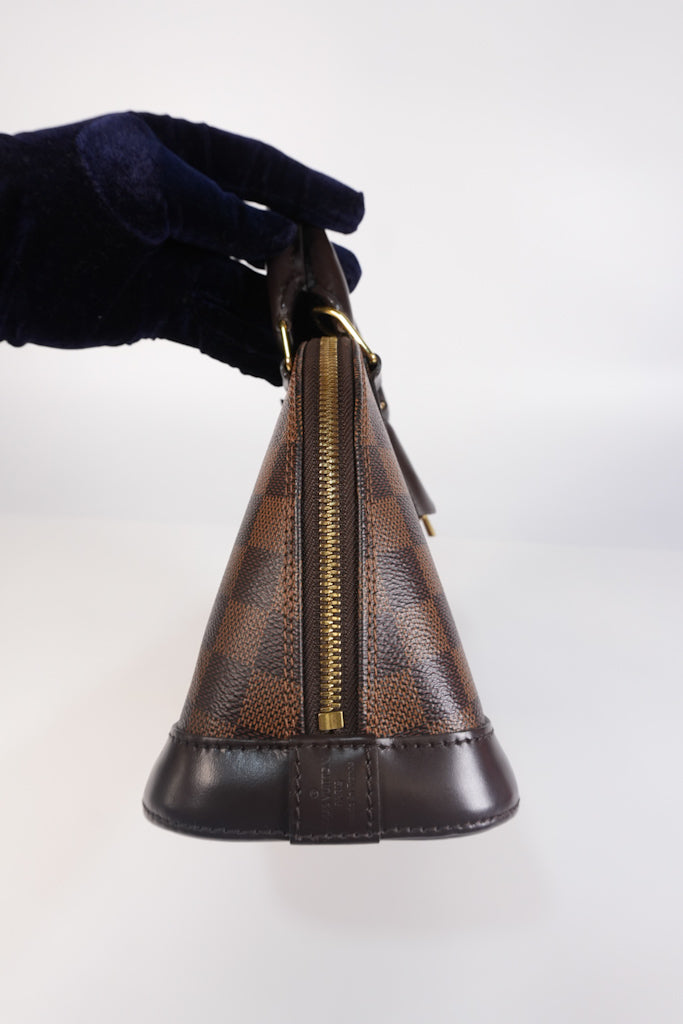Alma BB in Damier Ebene Canvas (Date Code: AR0147) | Purse Maison Luxury Bags Shop