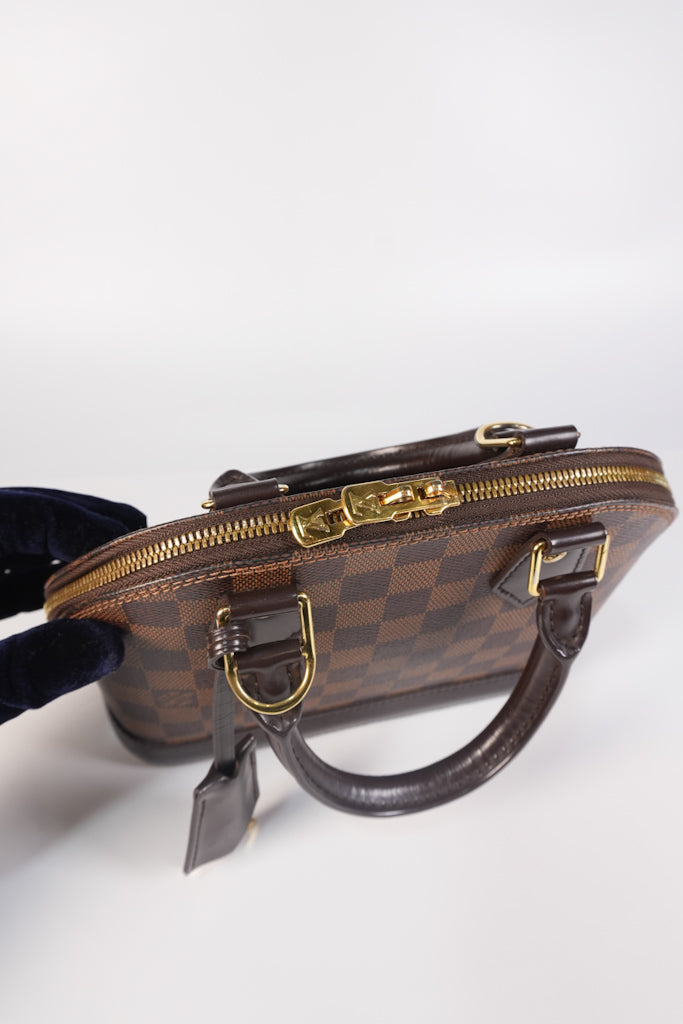 Alma BB in Damier Ebene Canvas (Date Code: AR0147) | Purse Maison Luxury Bags Shop