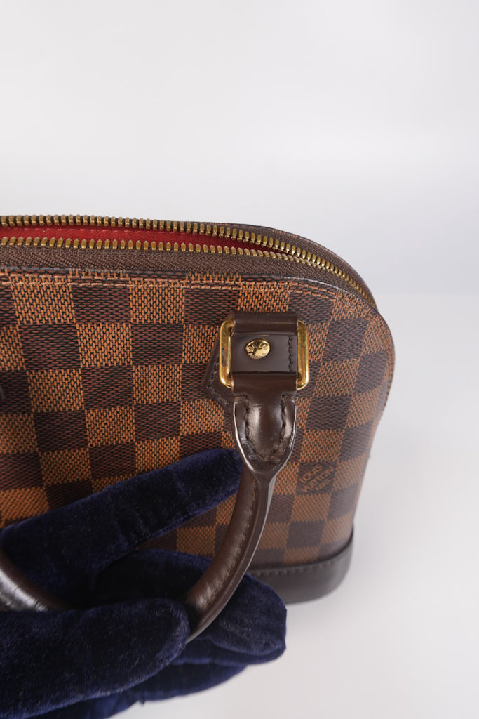 Alma BB in Damier Ebene Canvas (Date Code: AR0147) | Purse Maison Luxury Bags Shop