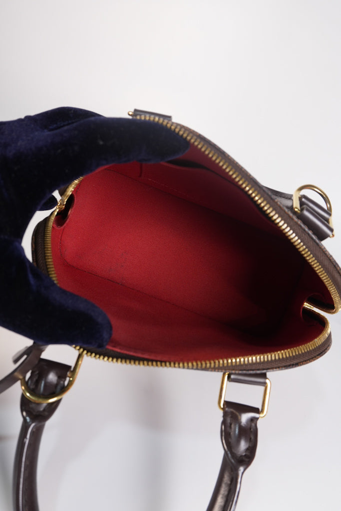 Alma BB in Damier Ebene Canvas (Date Code: AR0147) | Purse Maison Luxury Bags Shop