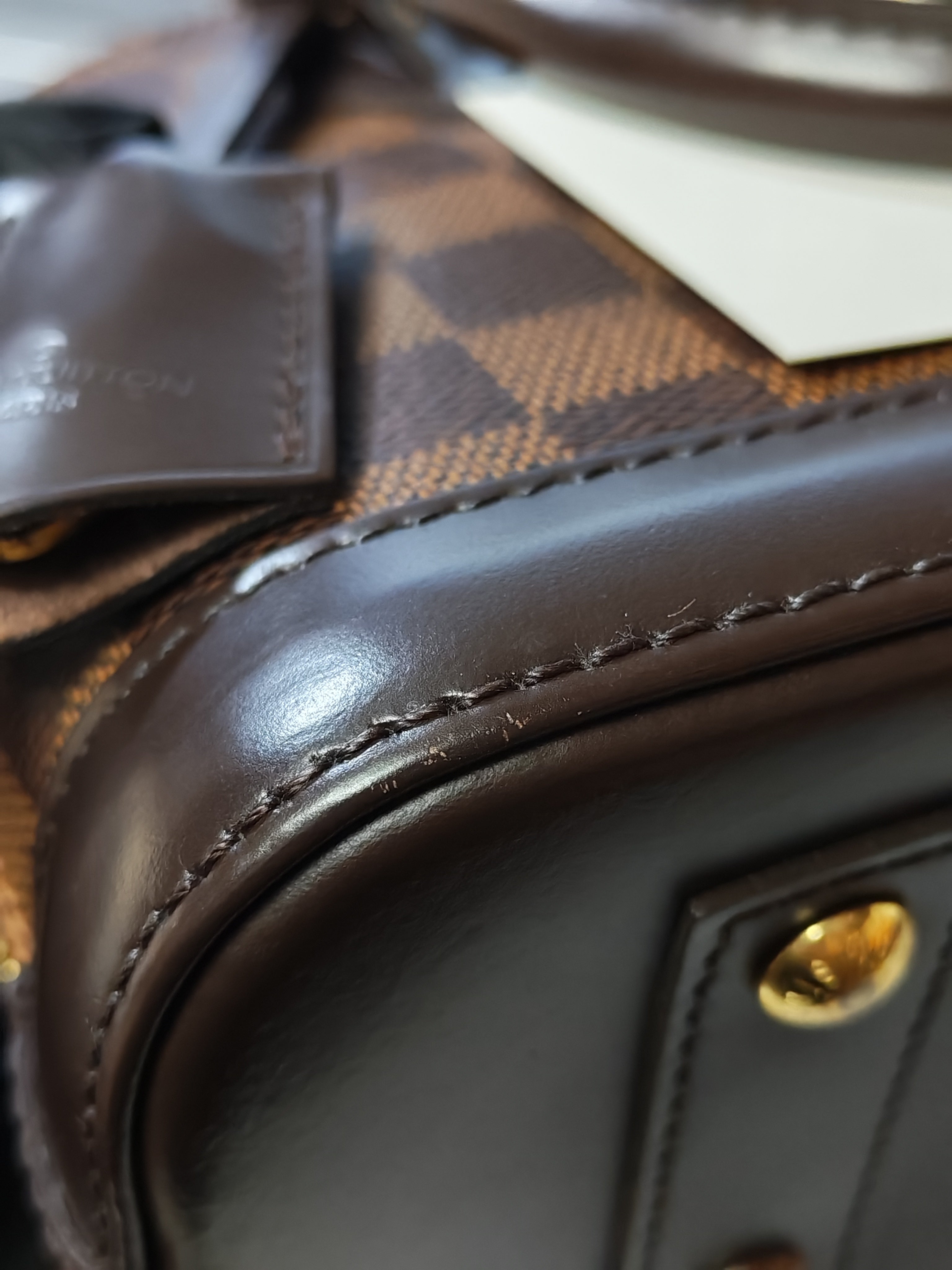 Alma BB in Damier Ebene Canvas (Date Code: AR0147) | Purse Maison Luxury Bags Shop