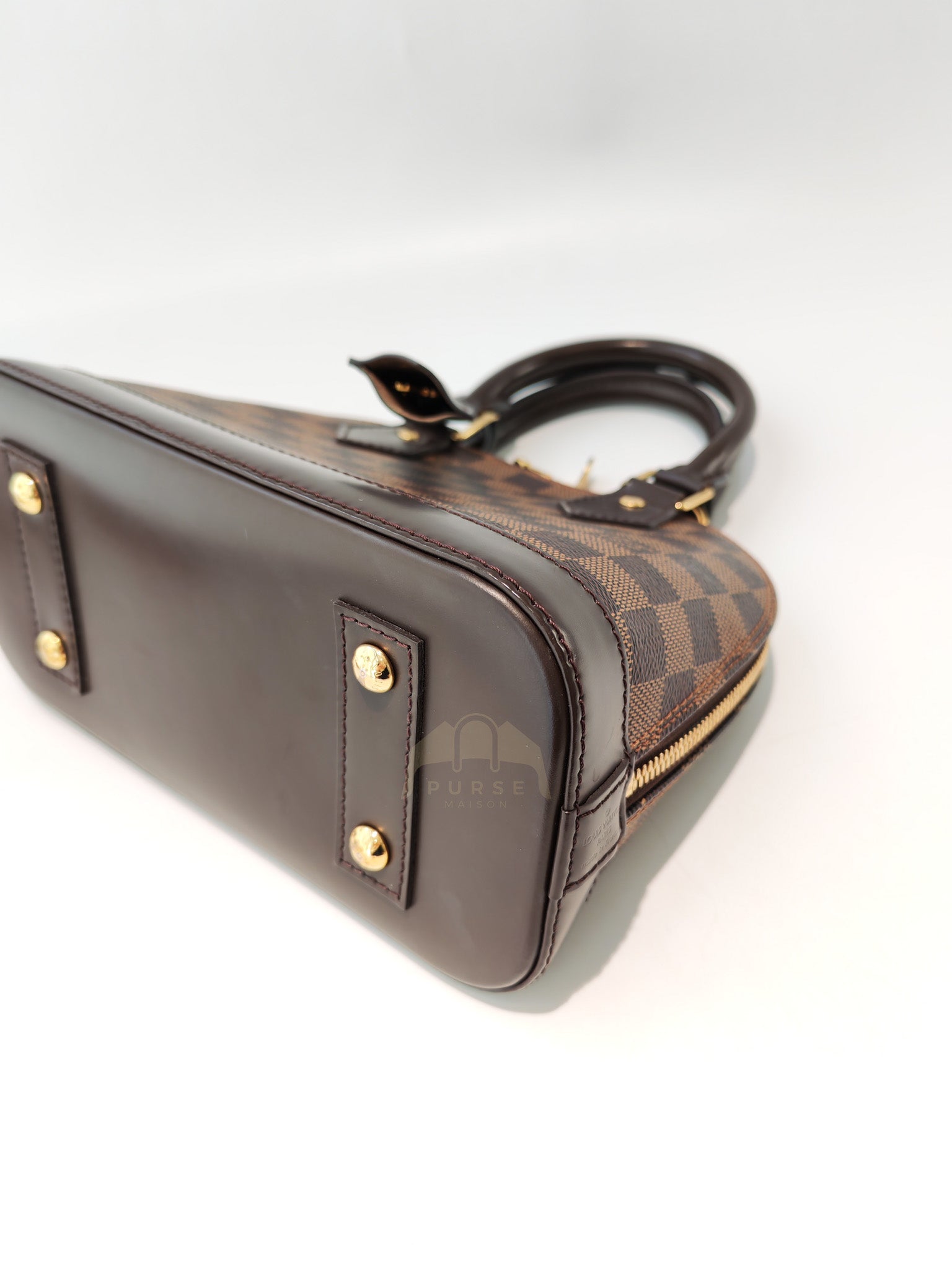 Alma BB in Damier Ebene Canvas (Date code: AR4108) | Purse Maison Luxury Bags Shop