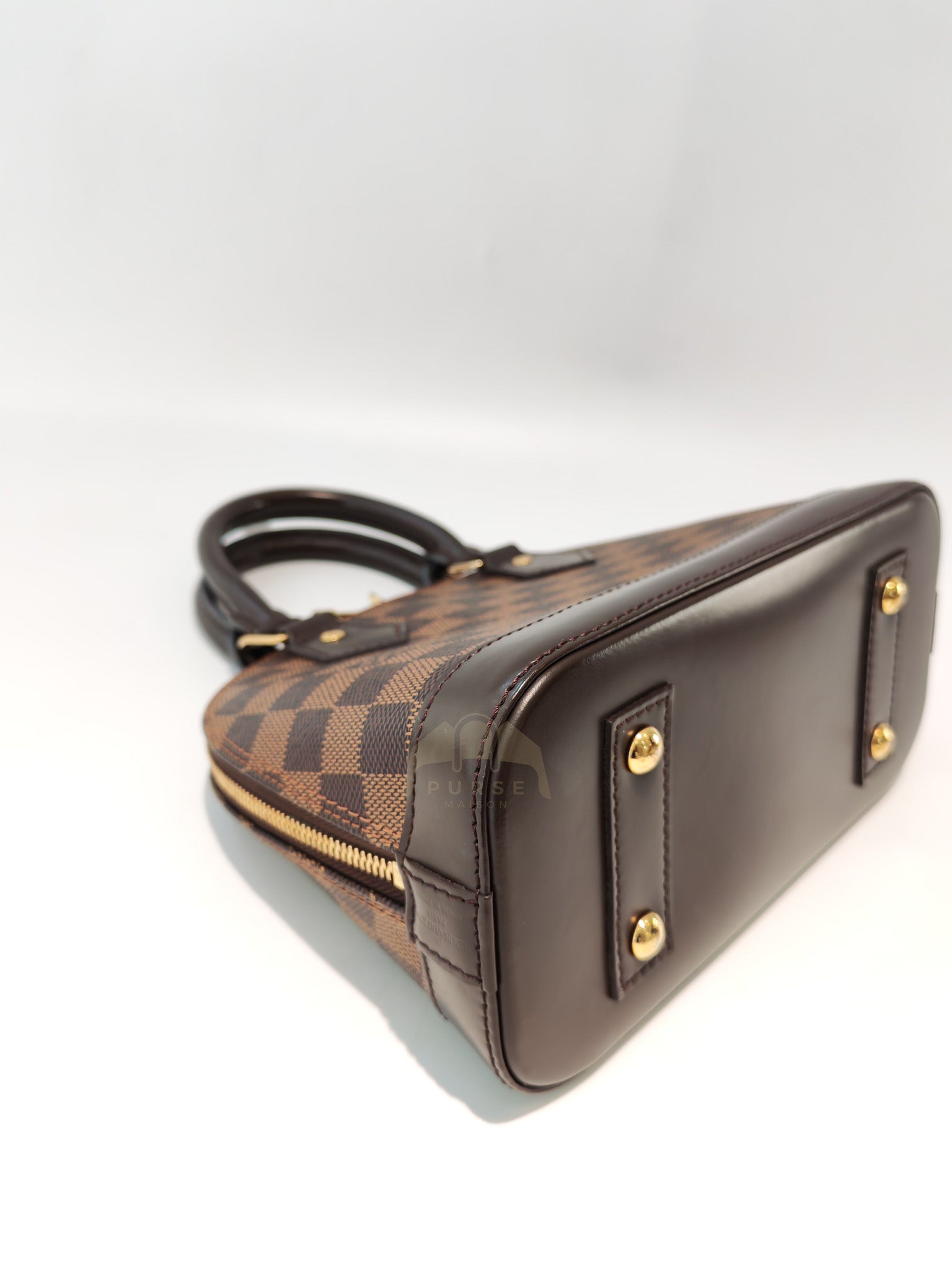 Alma BB in Damier Ebene Canvas (Date code: AR4108) | Purse Maison Luxury Bags Shop