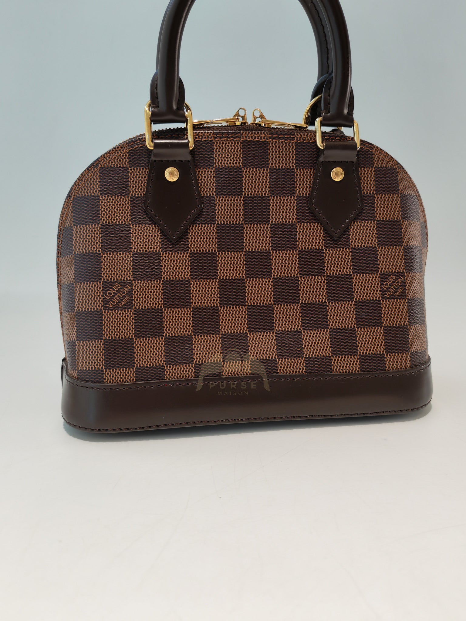 Alma BB in Damier Ebene Canvas (Date code: AR4108) | Purse Maison Luxury Bags Shop