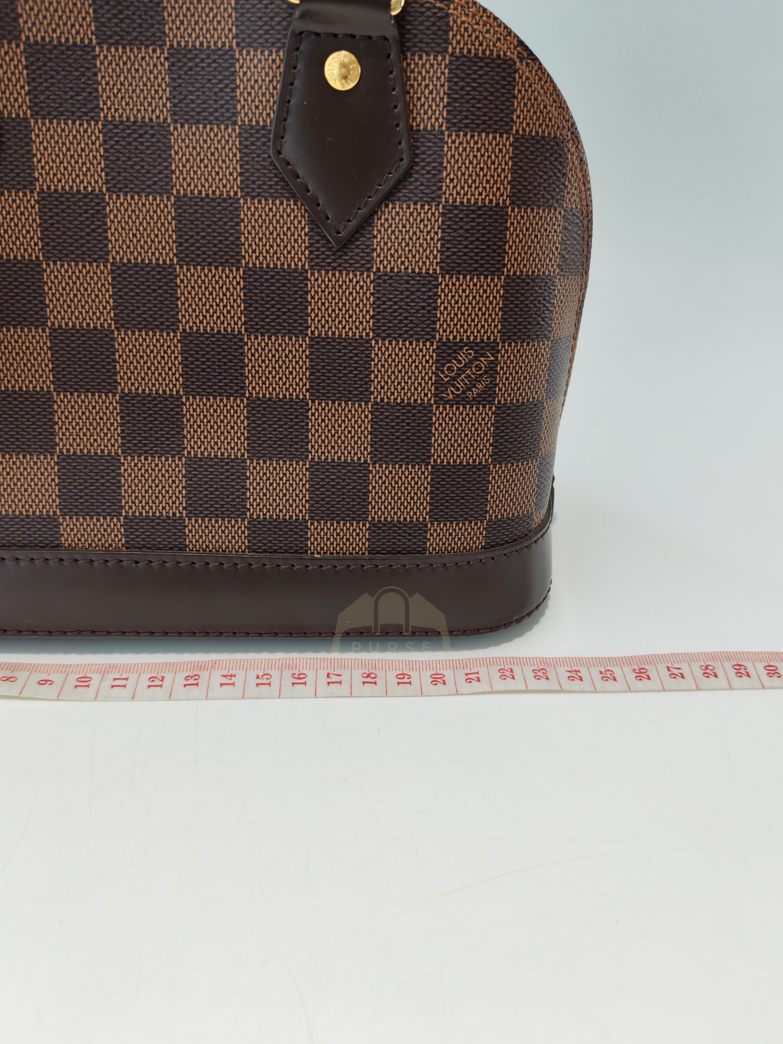 Alma BB in Damier Ebene Canvas (Date code: AR4108) | Purse Maison Luxury Bags Shop