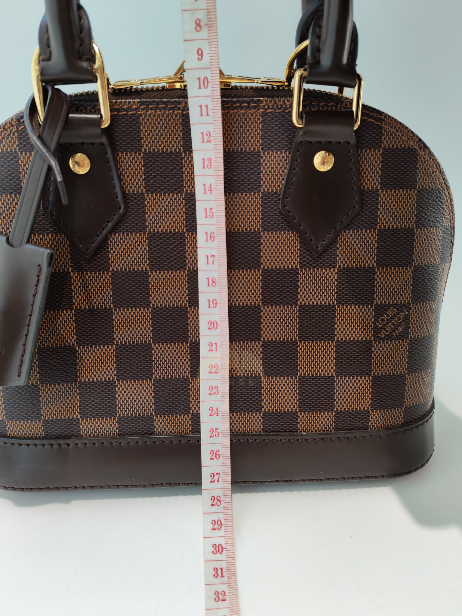 Alma BB in Damier Ebene Canvas (Date code: AR4108) | Purse Maison Luxury Bags Shop
