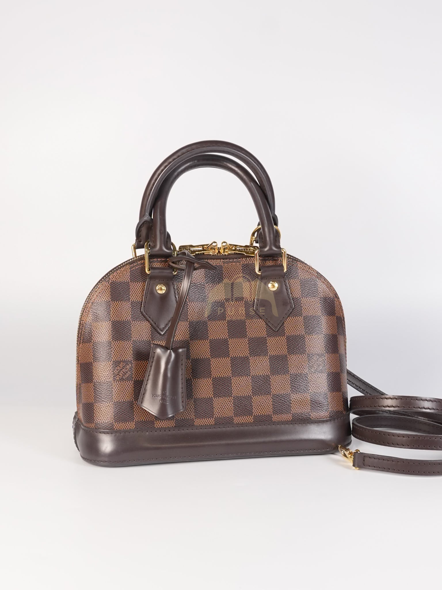 Alma BB in Damier Ebene Canvas (Date Code: CT2179) | Purse Maison Luxury Bags Shop