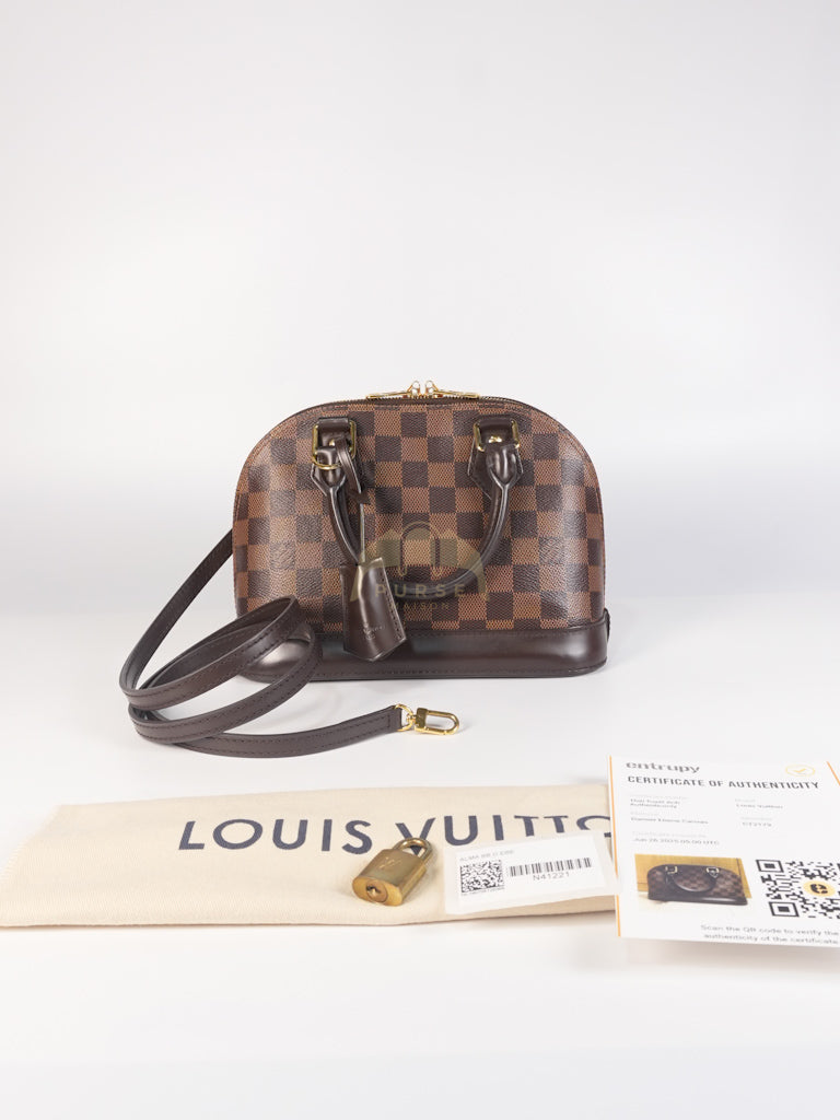 Alma BB in Damier Ebene Canvas (Date Code: CT2179) | Purse Maison Luxury Bags Shop