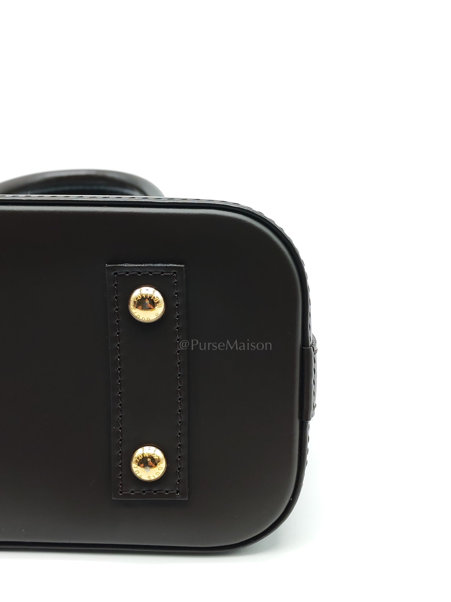 Alma BB in Damier Ebene Canvas (Microchip) | Purse Maison Luxury Bags Shop