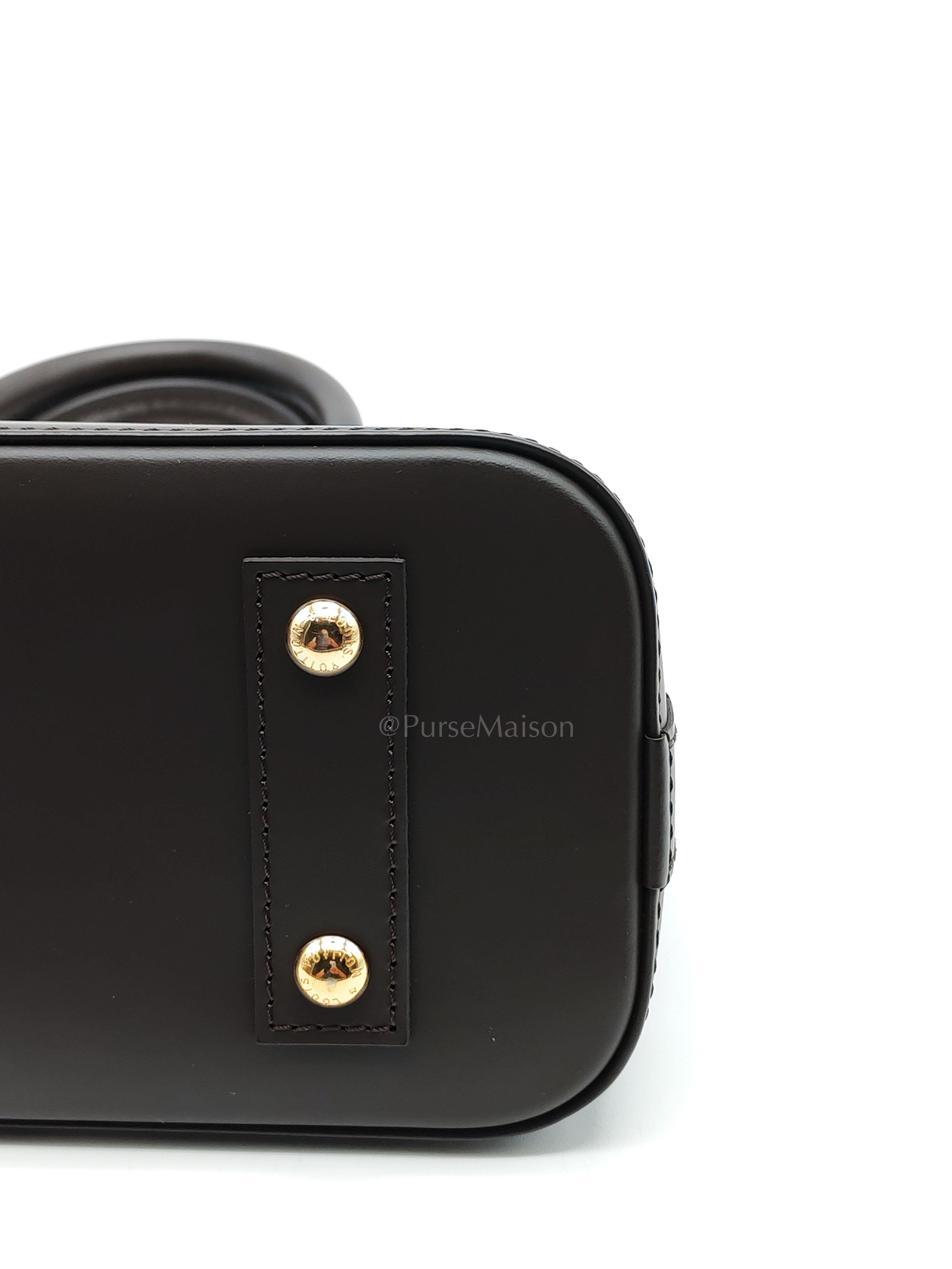 Alma BB in Damier Ebene Canvas (Microchip) | Purse Maison Luxury Bags Shop