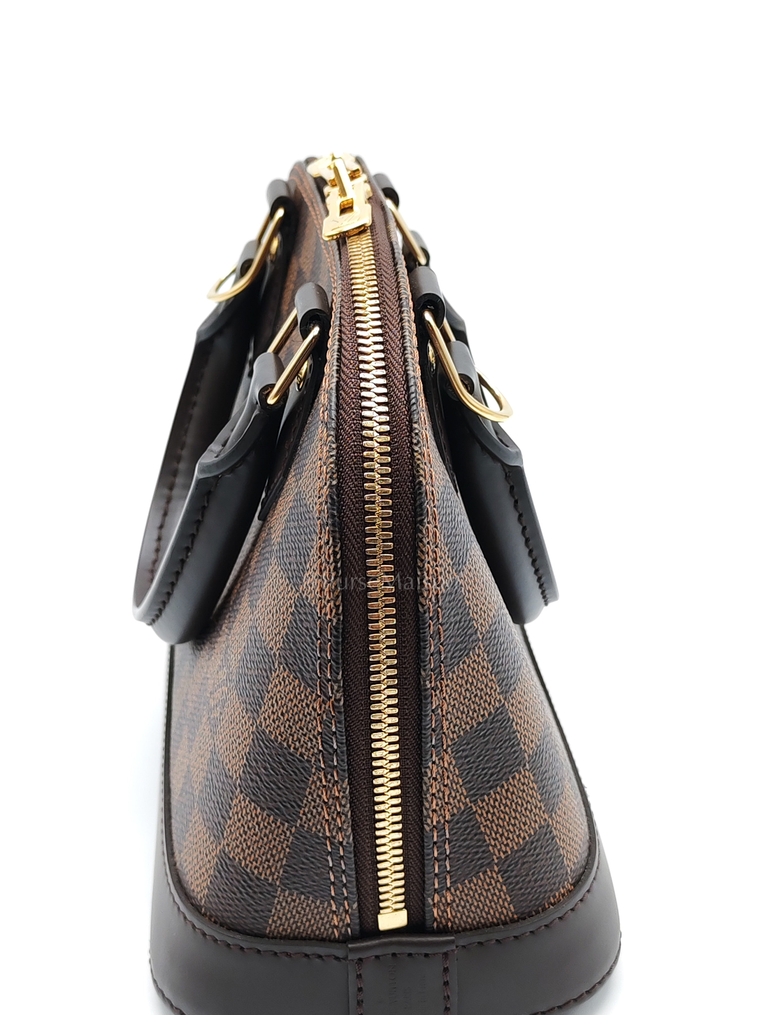 Alma BB in Damier Ebene Canvas (Microchip) | Purse Maison Luxury Bags Shop