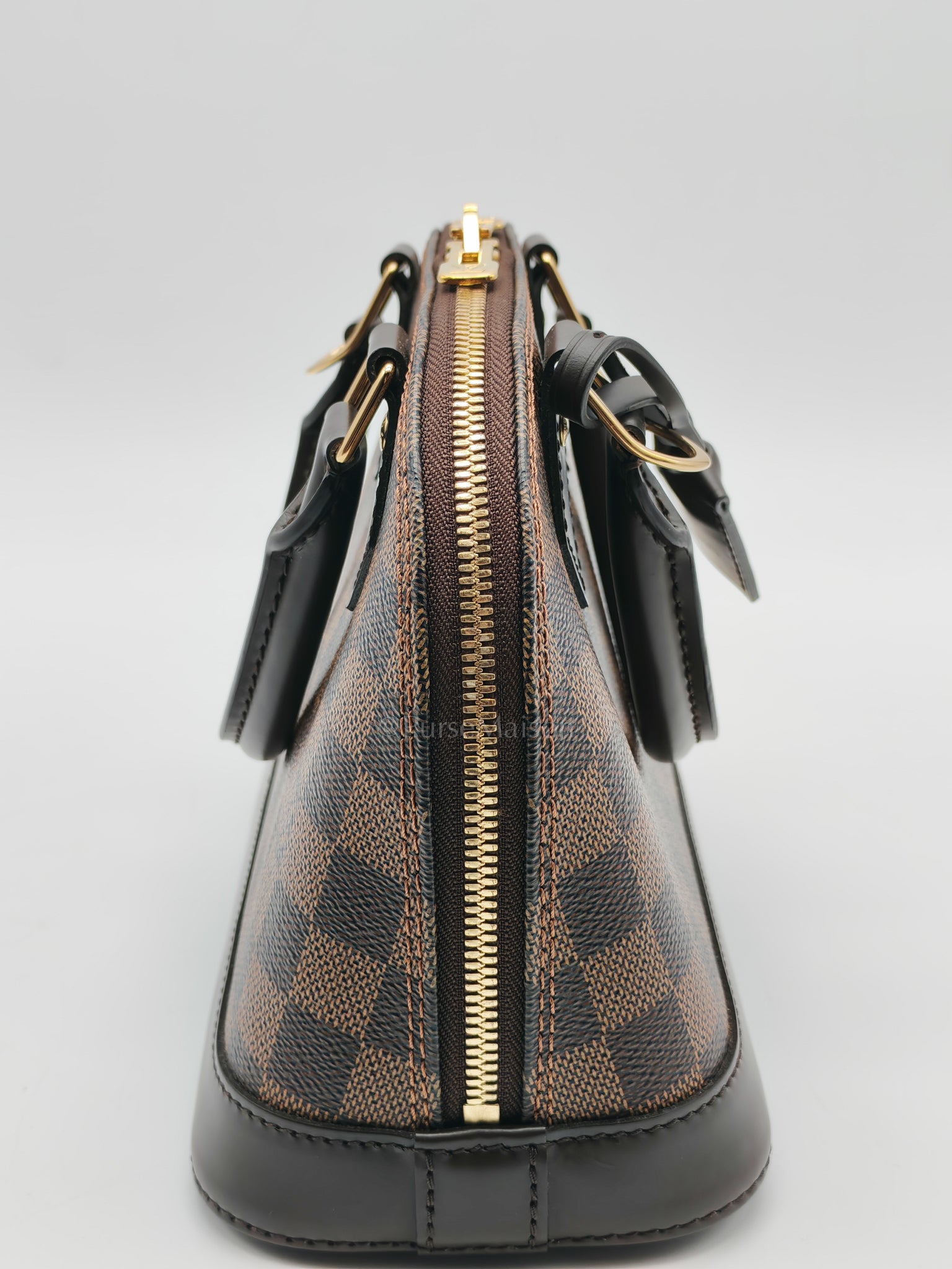 Alma BB in Damier Ebene Canvas (Microchip) | Purse Maison Luxury Bags Shop