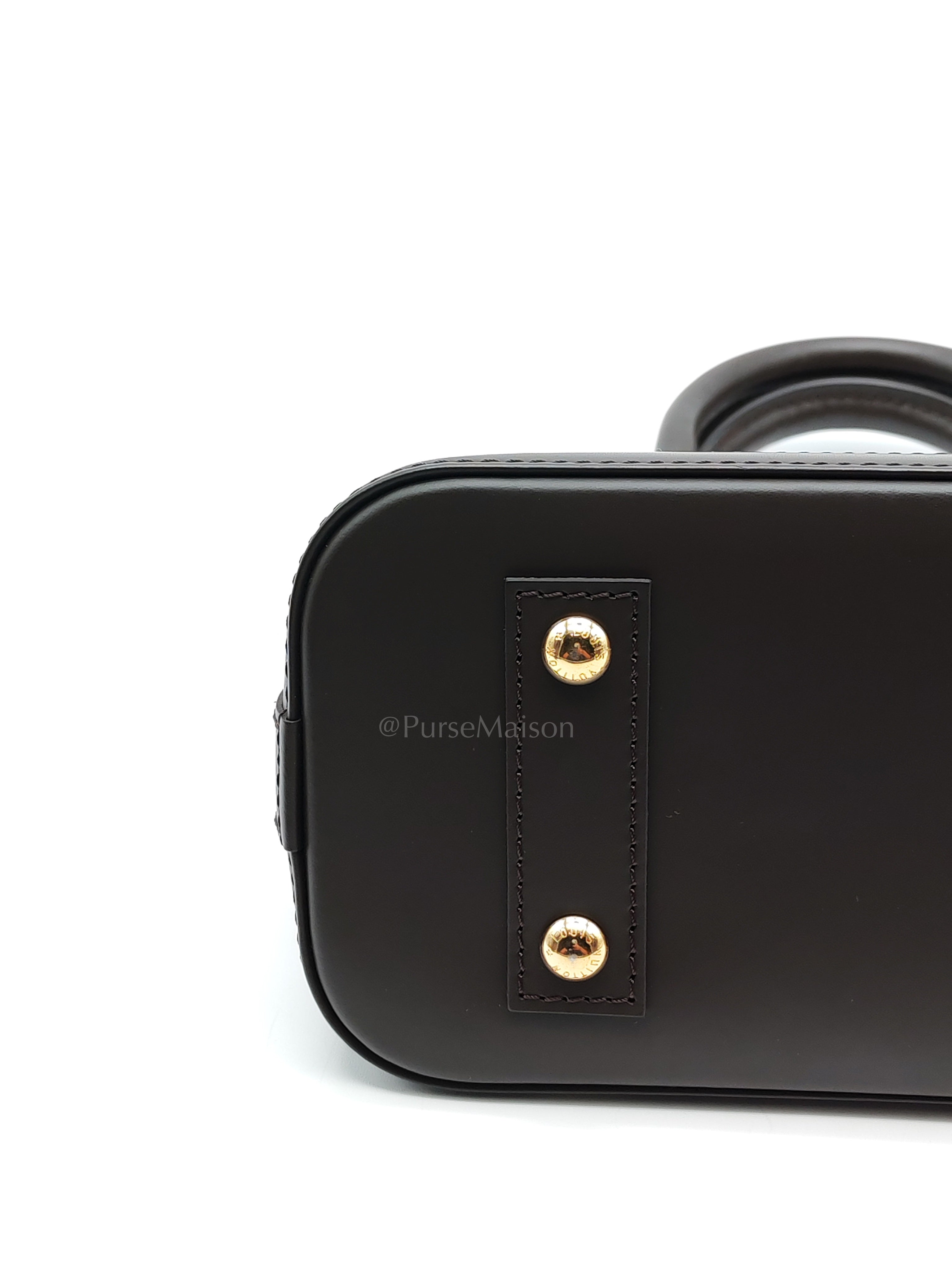 Alma BB in Damier Ebene Canvas (Microchip) | Purse Maison Luxury Bags Shop