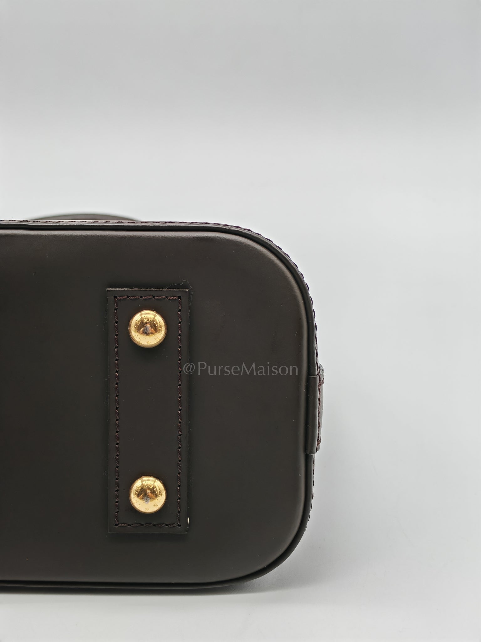 Alma BB in Damier Ebene Canvas Shoulder Bag (Date Code: AR3189) | Purse Maison Luxury Bags Shop