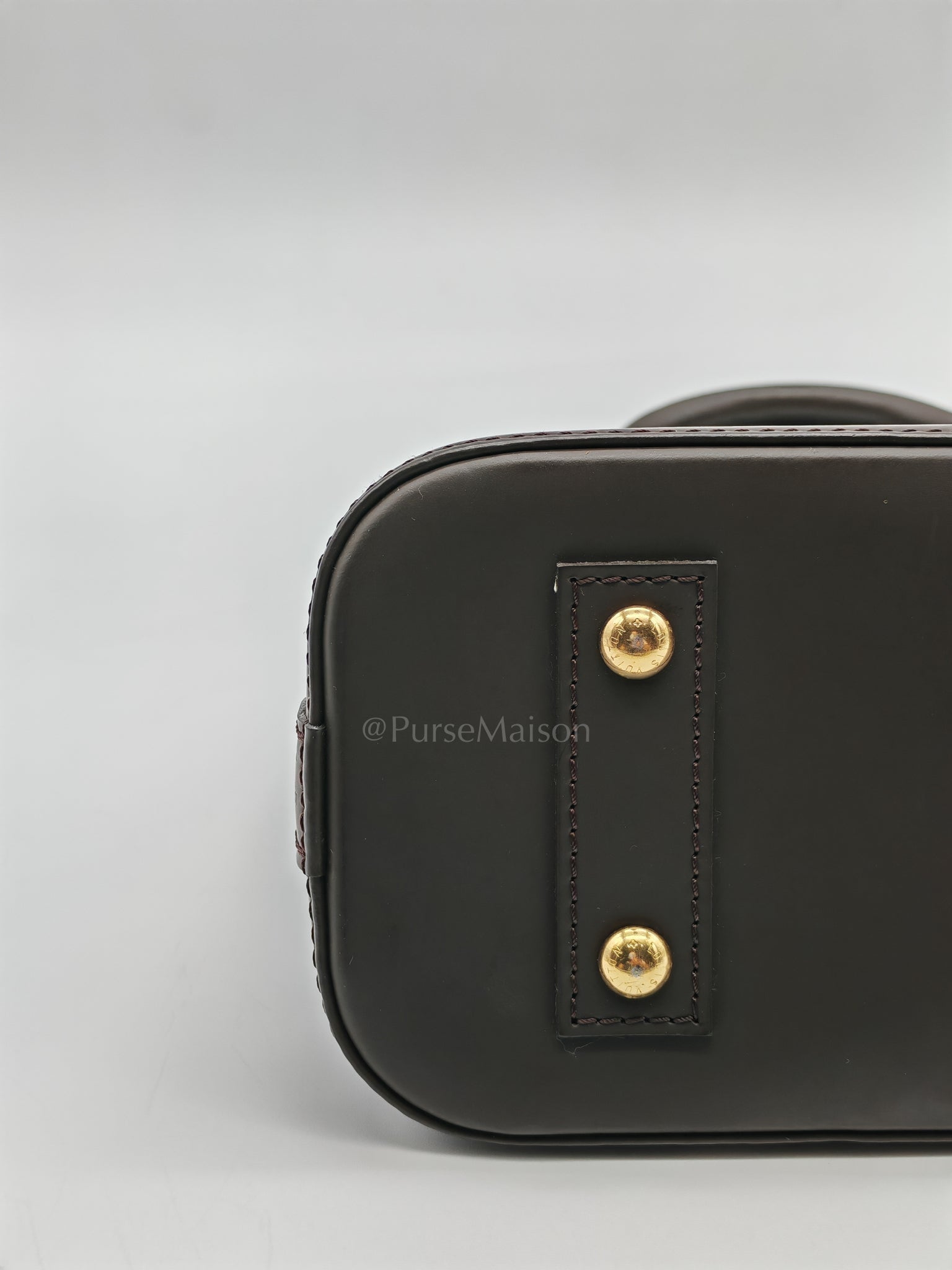 Alma BB in Damier Ebene Canvas Shoulder Bag (Date Code: AR3189) | Purse Maison Luxury Bags Shop