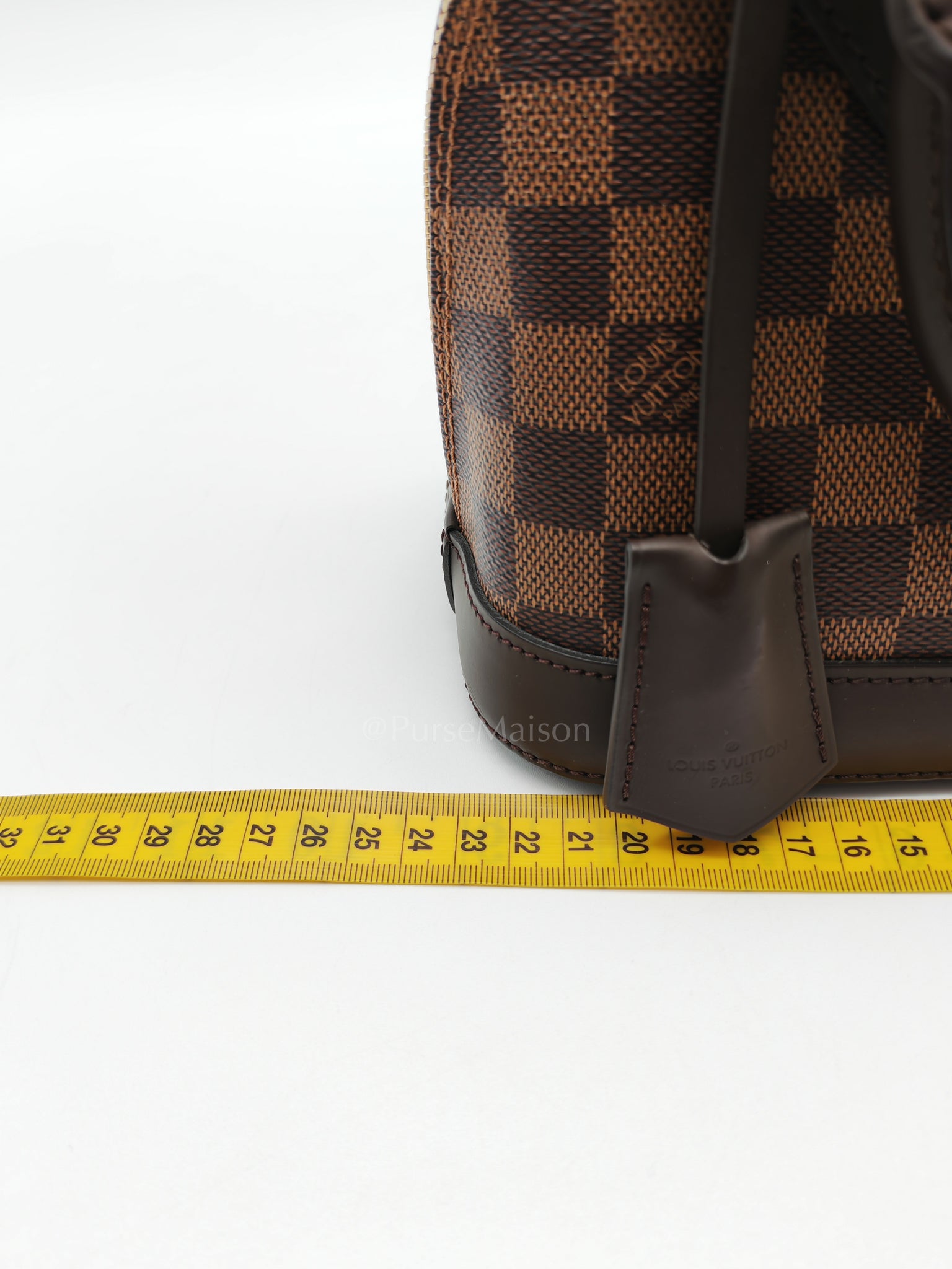 Alma BB in Damier Ebene Canvas Shoulder Bag (Date Code: AR3189) | Purse Maison Luxury Bags Shop