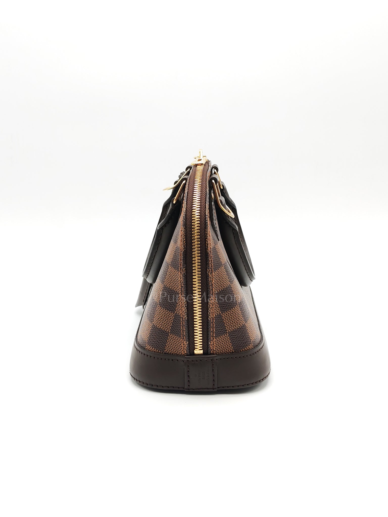 Alma BB in Damier Ebene Canvas Shoulder Bag (Date Code: AR3189) | Purse Maison Luxury Bags Shop