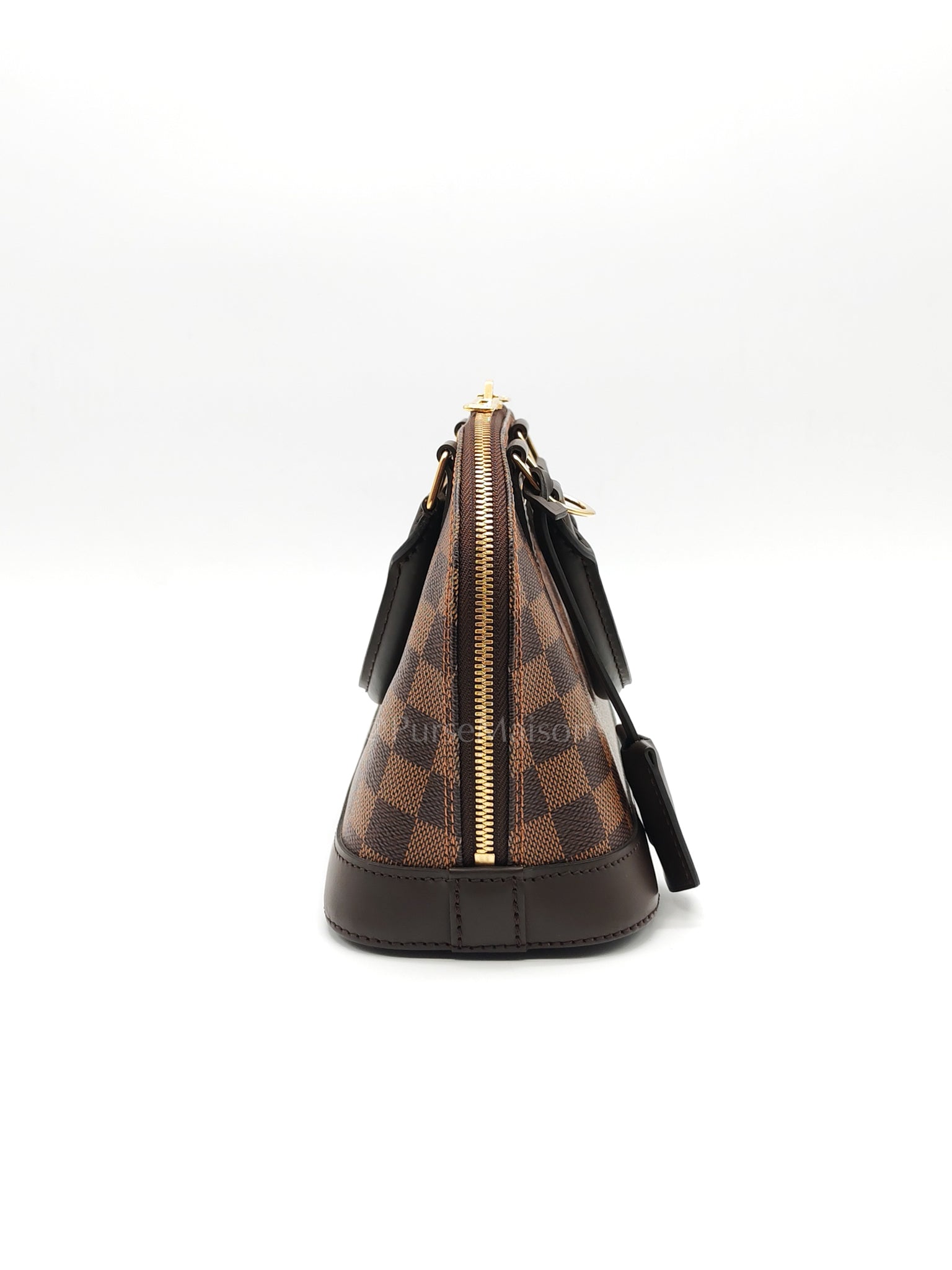 Alma BB in Damier Ebene Canvas Shoulder Bag (Date Code: AR3189) | Purse Maison Luxury Bags Shop