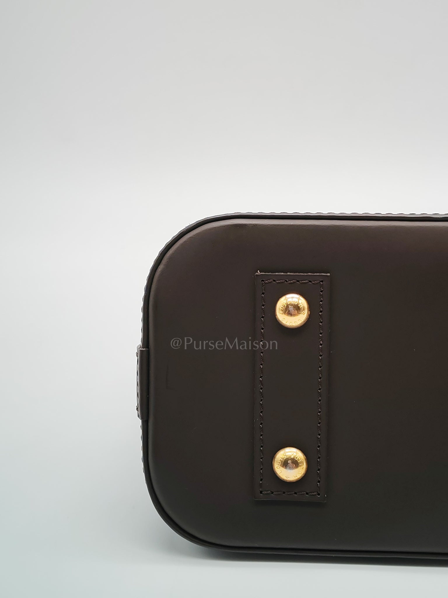 Alma BB in Damier Ebene Canvas Shoulder Bag (Date Code: AR3189) | Purse Maison Luxury Bags Shop