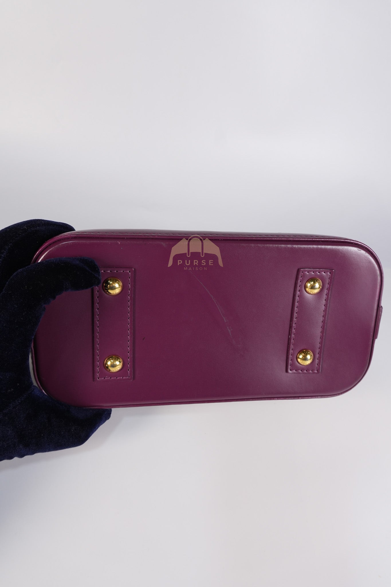 Alma BB in Magenta Monogram Canvas Totem & Gold Hardware (Date Code: FL2165) | Purse Maison Luxury Bags Shop