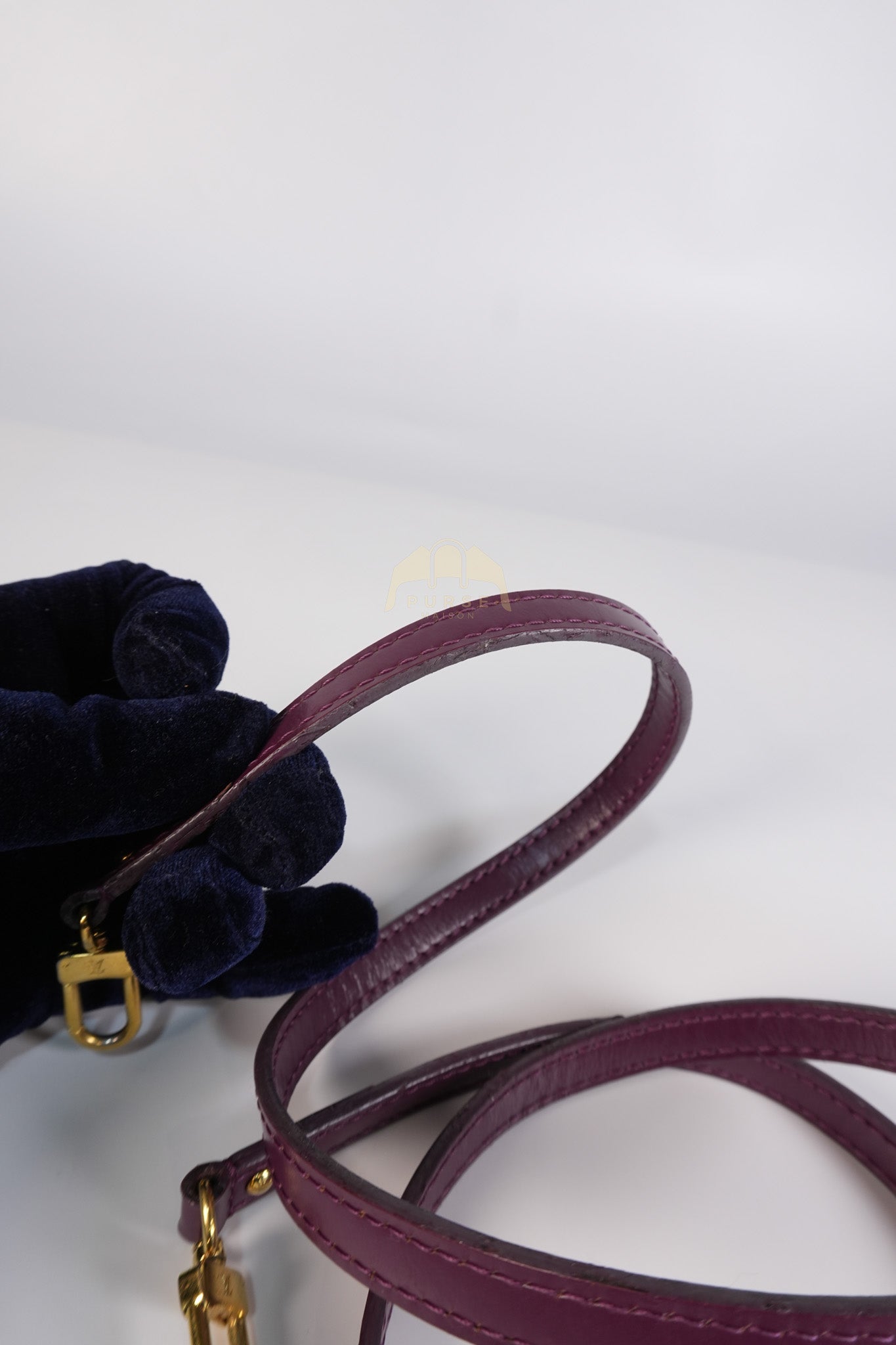 Alma BB in Magenta Monogram Canvas Totem & Gold Hardware (Date Code: FL2165) | Purse Maison Luxury Bags Shop