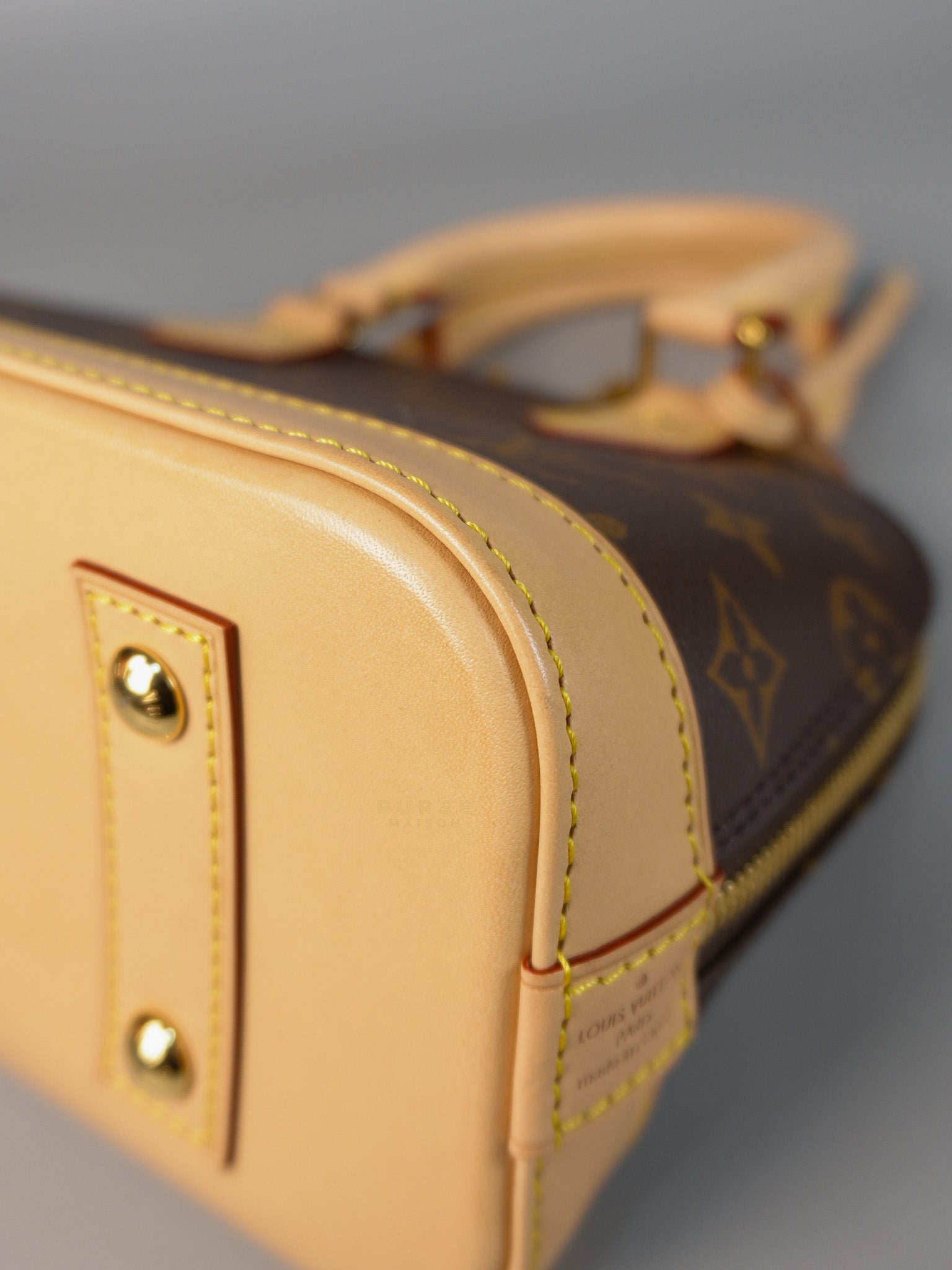 Alma BB In Monogram Canvas (Microchip) | Purse Maison Luxury Bags Shop