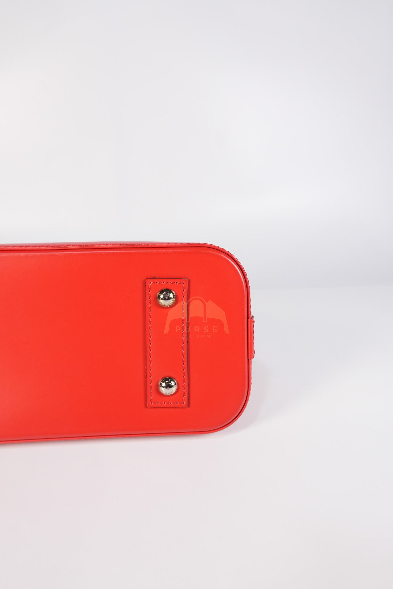 Alma BB in Red Epi Leather & Silver Hardware (Date Code: SN3136) | Purse Maison Luxury Bags Shop