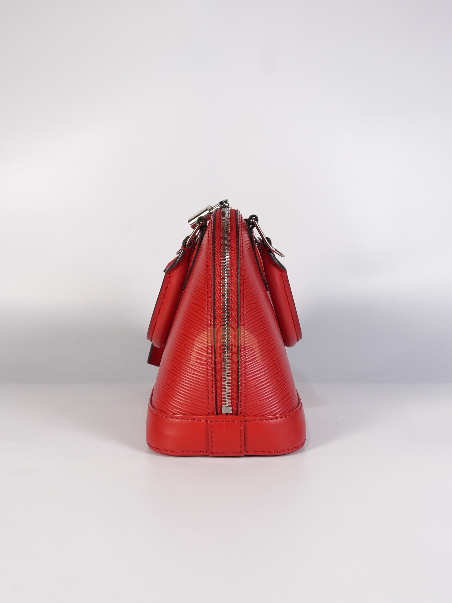 Alma BB in Red Epi Leather & Silver Hardware (Date Code: SN3136) | Purse Maison Luxury Bags Shop