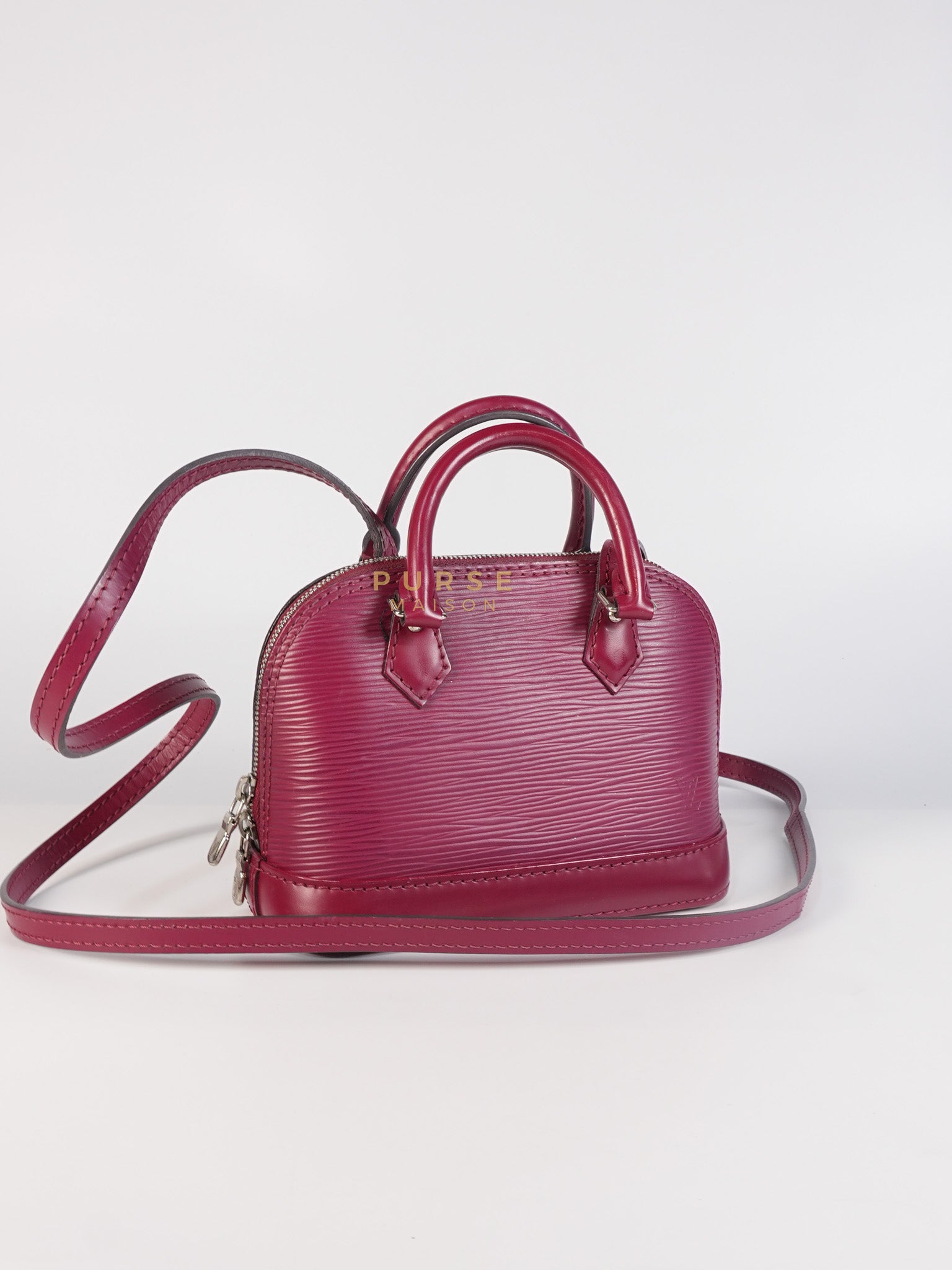 Alma Mini Red in Epi Leather (Date Code: SN4125) | Purse Maison Luxury Bags Shop