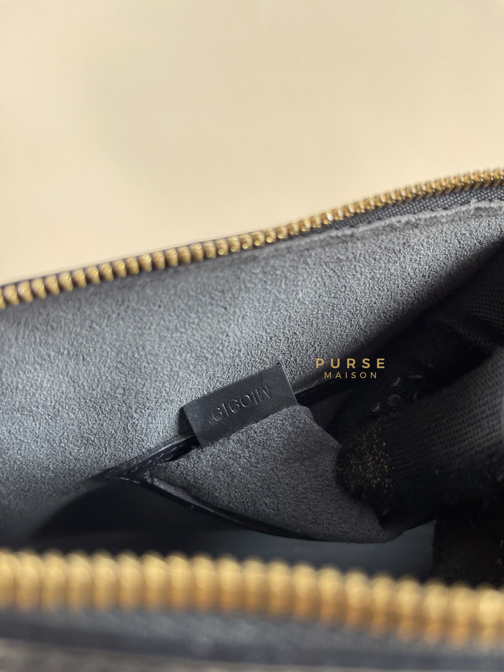 Alma PM Black Epi Leather (Date Code: MI0919) | Purse Maison Luxury Bags Shop