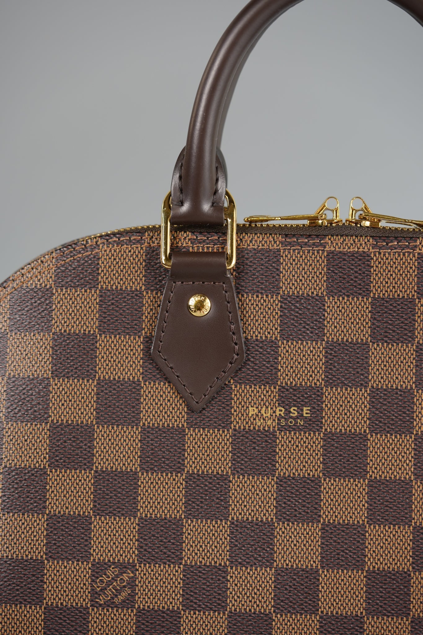 Alma PM in Damier Ebene Canvas (Microchip) | Purse Maison Luxury Bags Shop