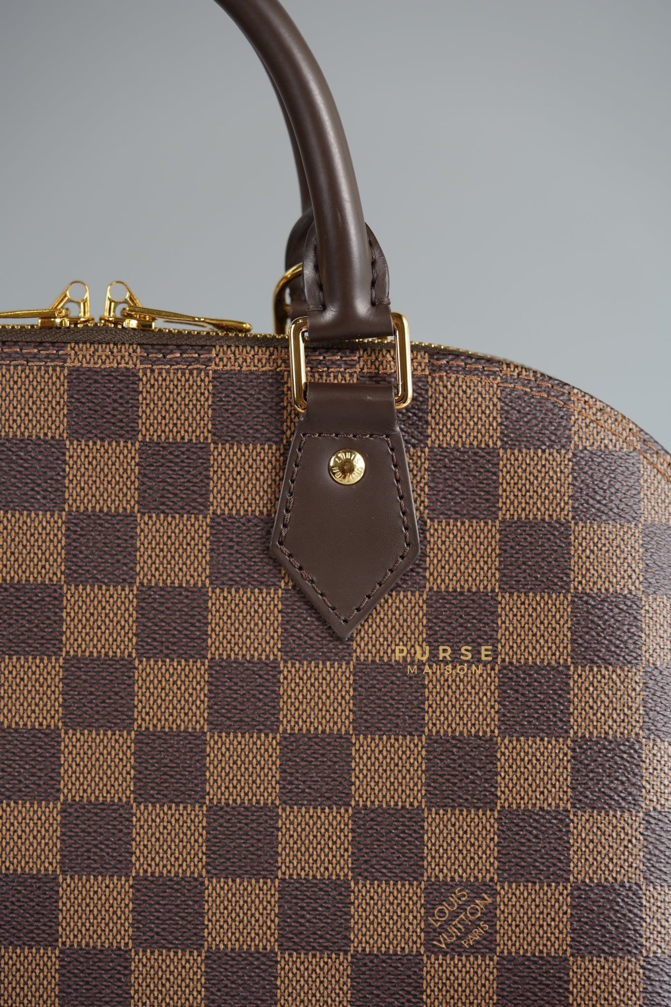 Alma PM in Damier Ebene Canvas (Microchip) | Purse Maison Luxury Bags Shop